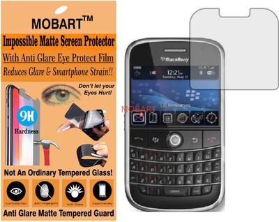 MOBART Tempered Glass Guard for BLACKBERRY BOLD 9000 (Matte Flexible Shatterproof)(Pack of 1)