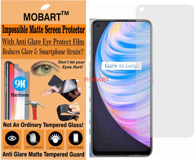 MOBART Tempered Glass Guard for REALME Q2 PRO (Matte Flexible Shatterproof)(Pack of 1)