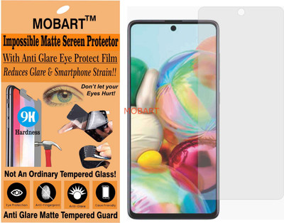 MOBART Tempered Glass Guard for SAMSUNG A71 5G (Matte Flexible Shatterproof)(Pack of 1)