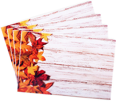 Flipkart SmartBuy Rectangular Pack of 4 Table Placemat(Multicolor, PVC)