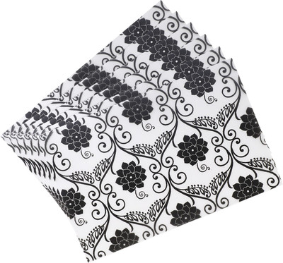 Flipkart SmartBuy Rectangular Pack of 6 Table Placemat(Black, PVC)