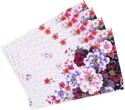 Flipkart SmartBuy Rectangular Pack of 4 Table Placemat(Multicolor, PVC)