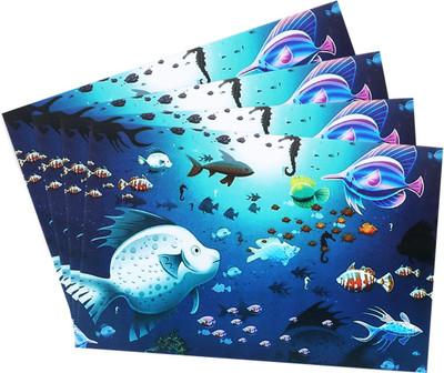 Flipkart SmartBuy Rectangular Pack of 4 Table Placemat(Multicolor, PVC)