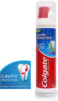 Colgate CAVITY PROTECTION WITH CALCIUM TOOTHPASTE IMPORTED Toothpaste(100 ml)