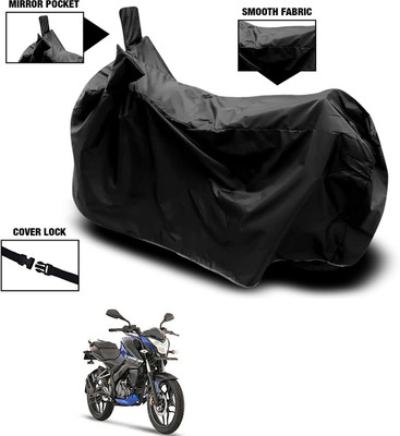 KEDIT Waterproof Two Wheeler Cover for Bajaj(Pulsar NS 200, Black)