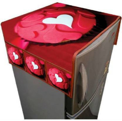 DPA Collection Refrigerator  Cover(Width: 97 cm, Multicolor)