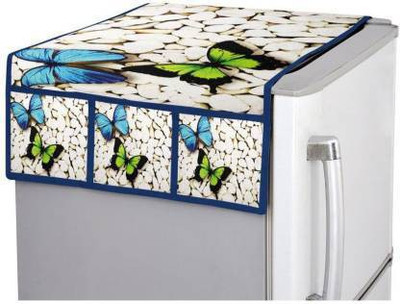 DPA Collection Refrigerator  Cover(Width: 97 cm, Multicolor)