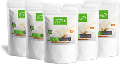 Zevic Zero Calorie Stevia Powder | Prepared with High Quality Stevia Extracts & Erythritol | Ideal for People Managing Weight | Healthy substitute of Sugar, Honey & Other Sweetener(5 kg, Pack of 5) Zevic Zero Calorie Stevia Powder | Prepared with High Quality Stevia Extracts & Erythritol | Ideal for People Managing Weight | Healthy substitute of Sugar, Honey & Other Sweetener(5 kg, Pack of 5)