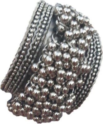 indeasia srijan Brass Silver Coated Bracelet