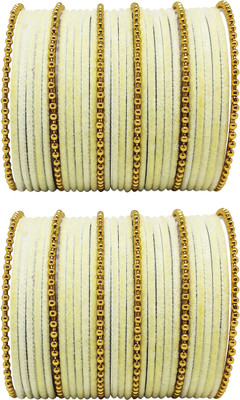 Anahat collection Metal, Fabric Gold-plated Bangle Set(Pack of 60)