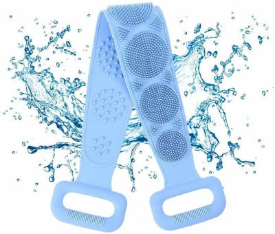 SWISS WONDER ™IVX-TRS-390-Exfoliating Long Silicone Body Back Scrubber