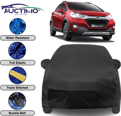 AUCTIMO Car Cover For Honda WRV i-VTEC VX (With Mirror Pockets)(Black)