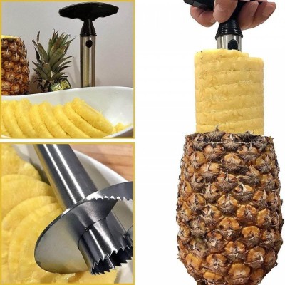 Fulkiza pineapple cutter-Premium Stainless Steel Pineapple Pineapple Grater & Slicer(Chopper)
