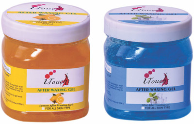 I TOUCH HERBAL Lemon After Waxing Gel + Mint After Waxing Gel 500 ml ( Pack Of 2 X 500 Ml )(2 Items in the set) I TOUCH HERBAL Lemon After Waxing Gel + Mint After Waxing Gel 500 ml ( Pack Of 2 X 500 Ml )(2 Items in the set)