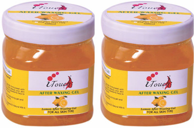 I TOUCH HERBAL Lemon After Waxing Gel , 500 Ml x 2 ( Pack Of 2 X 500 Ml )(2 Items in the set)