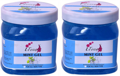 I TOUCH HERBAL Mint Gel , 500 Ml x 2 ( Pack Of 2 X 500 Ml )(2 Items in the set)