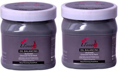 I TOUCH HERBAL Charcoal Pack ,500 ml X 2 ( Pack Of 2 X 500 Ml )(2 Items in the set)