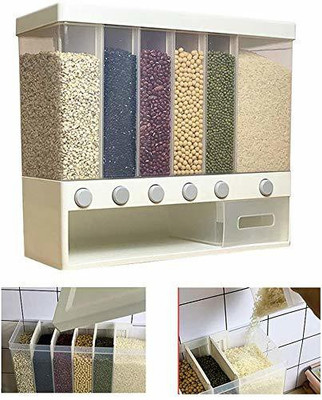 TOTAM Plastic Grocery Container  - 1000 ml(Multicolor)