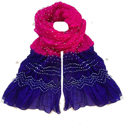 Arty Crafty Art Silk Self Design Women Dupatta