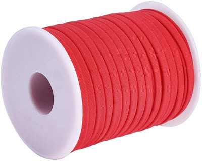 Aakriti Knitted Red Elastic(100 m)