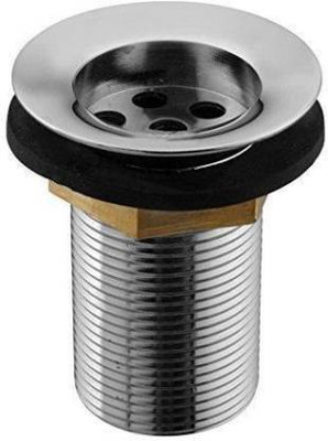 LABATHWAYS Basin Stainless Steel Push Down Strainer(9 cm Set of 1)
