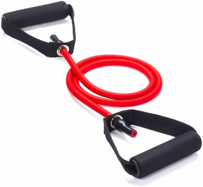 VICTORY Single Toning Tube, Exercise & Stretching Resistance Band For Men & Women Resistance Tube(Red)