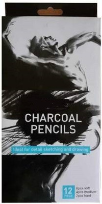 Z-Plus 6Pcs Soft, 4 Pcs Medium, 4 Pcs Hard Pencil(Pack of 12)