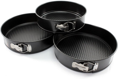 Hoffman Carbon Steel Cake Mould 3(Pack of 3)