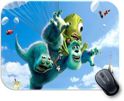 Pankrut Cartoon Design Non-Slip Rubber Base Gaming & Laptop (MPAD0070) Non Slip Base Mousepad(Multicolor)