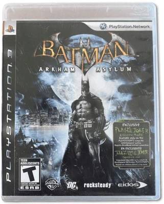 PS3 Batman: Arkham Asylum (STANDARD)  (PHYSICAL DVD, for PS3)