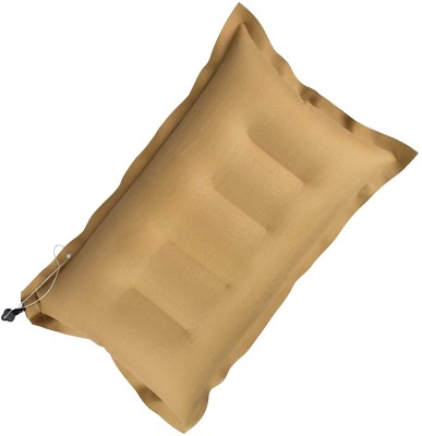 Pragati Hub Air Solid Travel Pillow Pack of 1(Khaki)