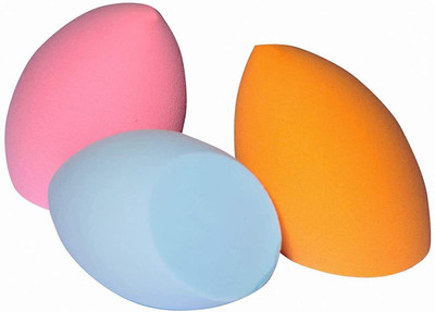 AVEU 3 Pieces Beauty Blender Makeup Sponge Set for Professionals Makeup Multicolor