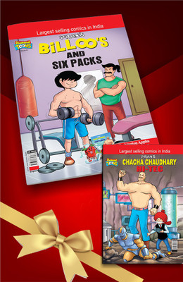 Chacha Chaudhary, Billoo Comics In English |Set Of 2 Comics|Latest Artwork By Diamond Toons(Paperback, Prans)
