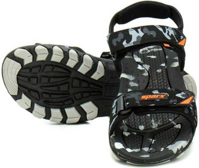 Sparx SS 467 Men Sandals(Black, Black , 10)