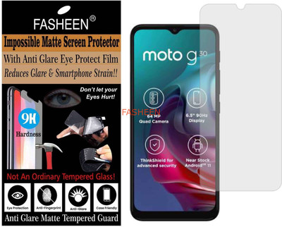 Fasheen Impossible Screen Guard for MOTOROLA MOTO G30 (Flexible Matte)(Pack of 1)