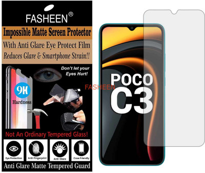 Fasheen Impossible Screen Guard for MI POCO C3 (Flexible Matte)(Pack of 1)