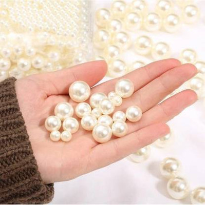 Umangdeal off white Beads(50 g)