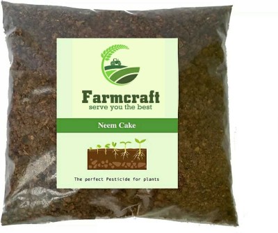 FarmCraft Natural Neem/Khali cake powder organic fertiliser and pest repellent Manure(3 kg, Powder)