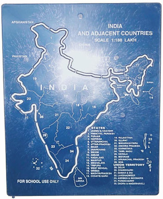 Nightstar India Map Stencil Pack of 1 India Map Stencil Pack of 1 India Map Stencil Pack of 1 Stencil(Pack of 1, India Map)