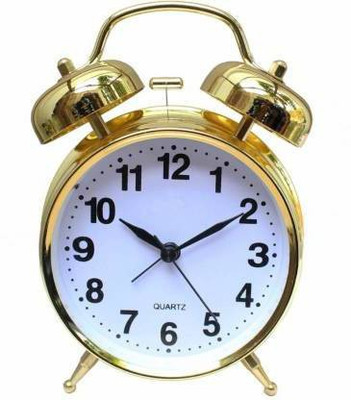 NHP TRADERS Analog Gold Clock