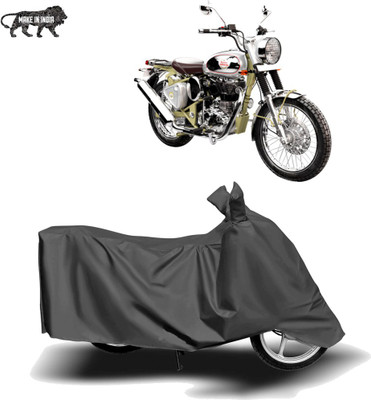 MOTOGENIX Two Wheeler Cover for Royal Enfield(Bullet Trials 500, Grey)