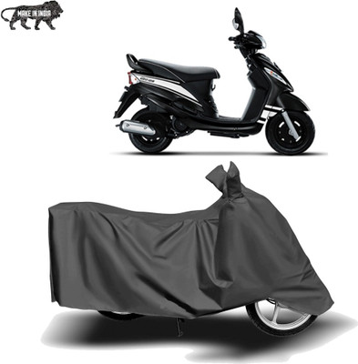MOTOGENIX Two Wheeler Cover for Mahindra(Rodeo, Grey)
