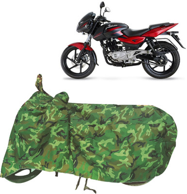 Shelterhub Enterprises Two Wheeler Cover for Bajaj(Pulsar 180 DTS-i, Green)