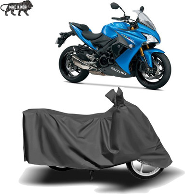 MOTOGENIX Two Wheeler Cover for Suzuki(GSX S1000F, Grey)