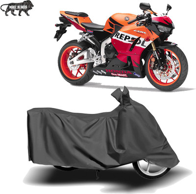 MOTOGENIX Two Wheeler Cover for Honda(CBR 600 RR, Grey)