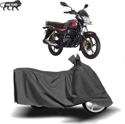 Mdstar Two Wheeler Cover for Bajaj(Platina 110 H-Gear, Grey)