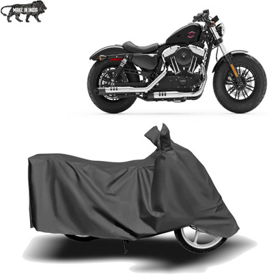 MOTOGENIX Two Wheeler Cover for Harley Davidson(Forty Eight, Grey)