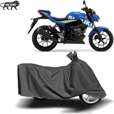 MOTOGENIX Two Wheeler Cover for Suzuki(GSX, Grey)