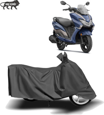 MOTOGENIX Two Wheeler Cover for Suzuki(Burgman Street 125, Grey)
