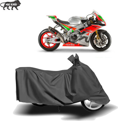 MOTOGENIX Two Wheeler Cover for Aprilia(RSV4, Grey)